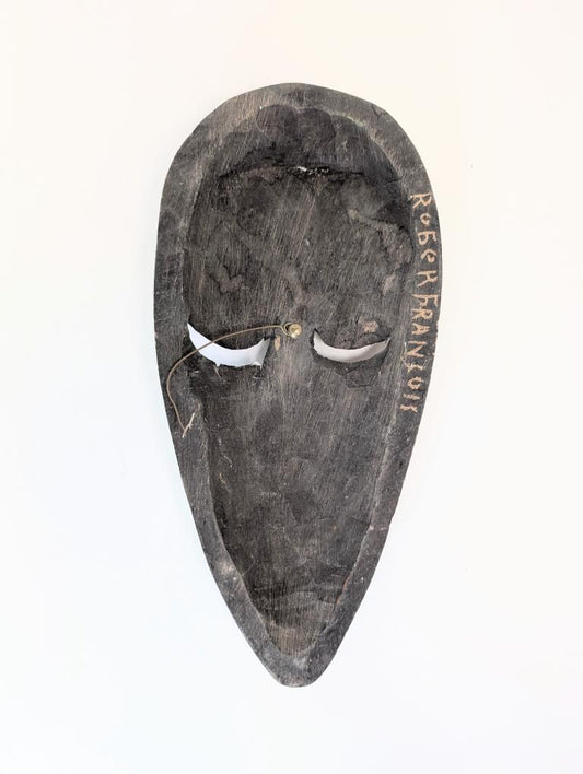 Haitian Folk-Art Mask signed by Artist Roger Francois