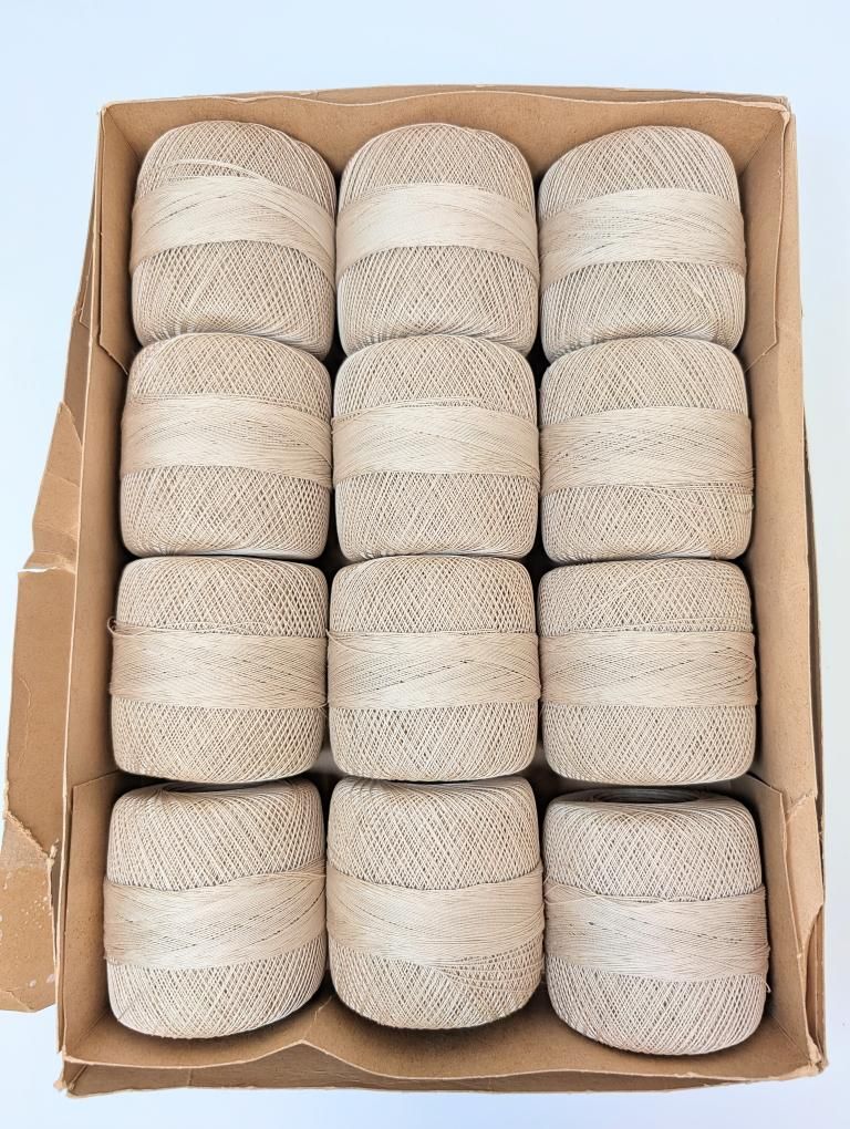 Two FULL Boxes of Coats Mercer-Crochet Green Label 100% Cotton (1974)