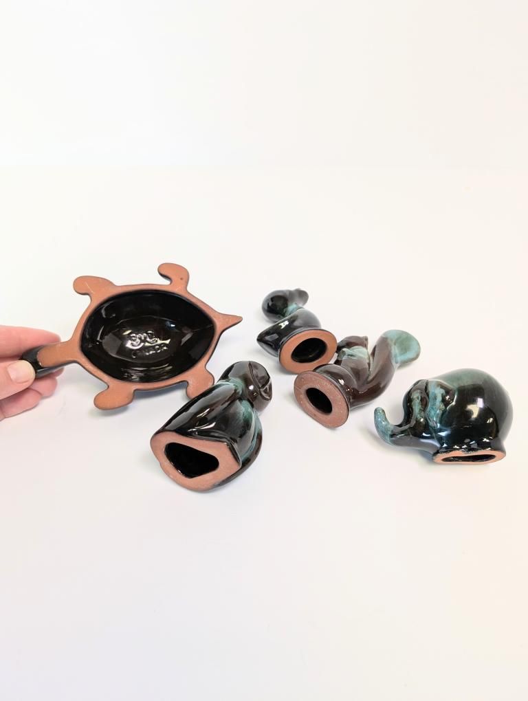 Vintage Blue Mountain Pottery Miniatures x5