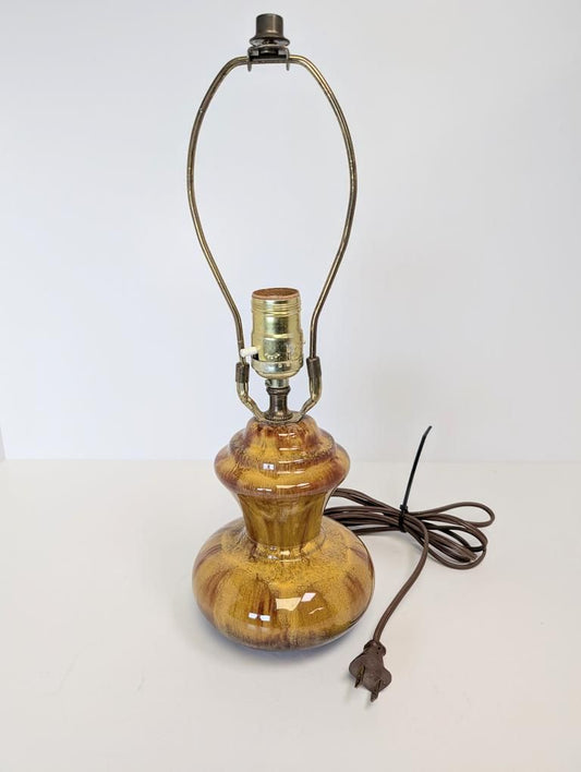 Vintage BMP Harvest Gold Lamp (no shade)
