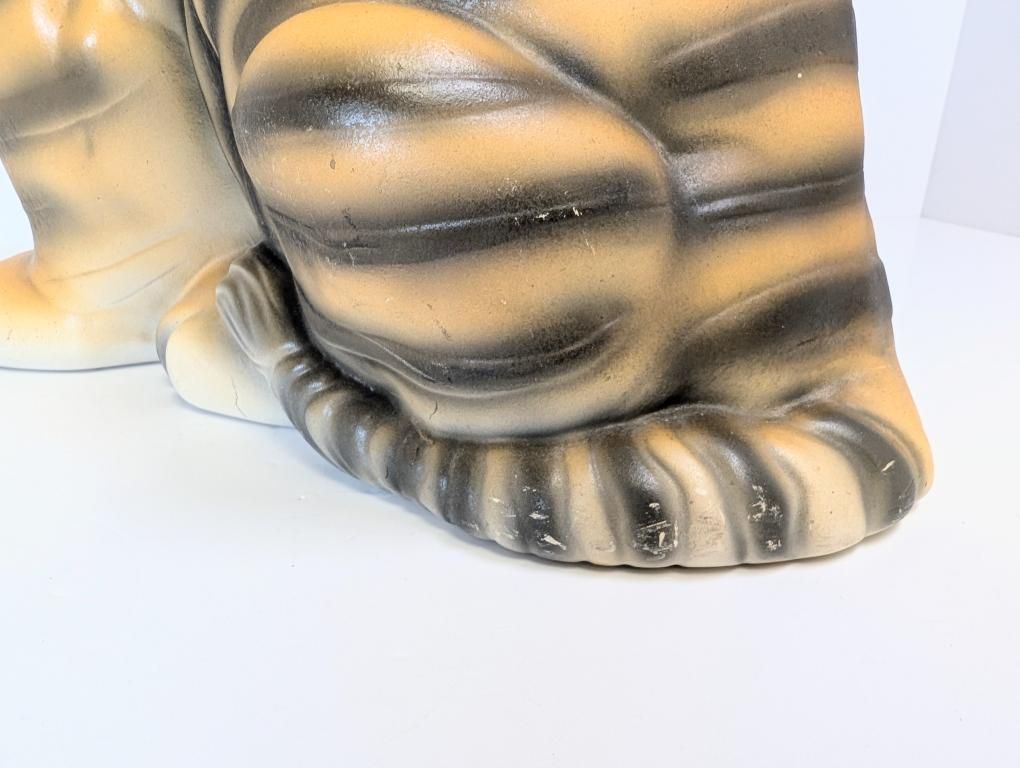 70s Ceramic Craft 14.5" Tiger Sculpture