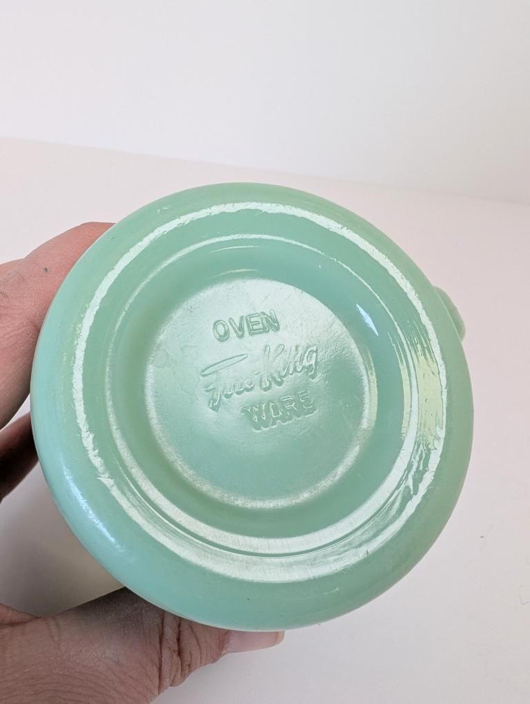 Fire King Jadeite C-Handle Restaurant Ware Mug