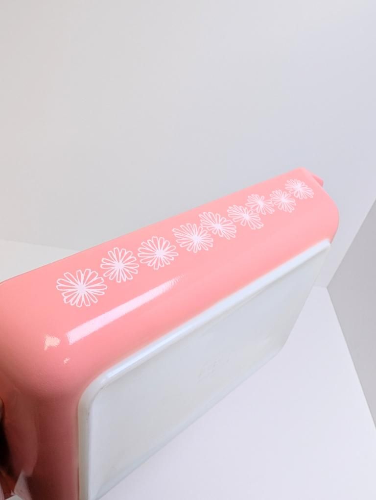 Pink Daisy Pyrex