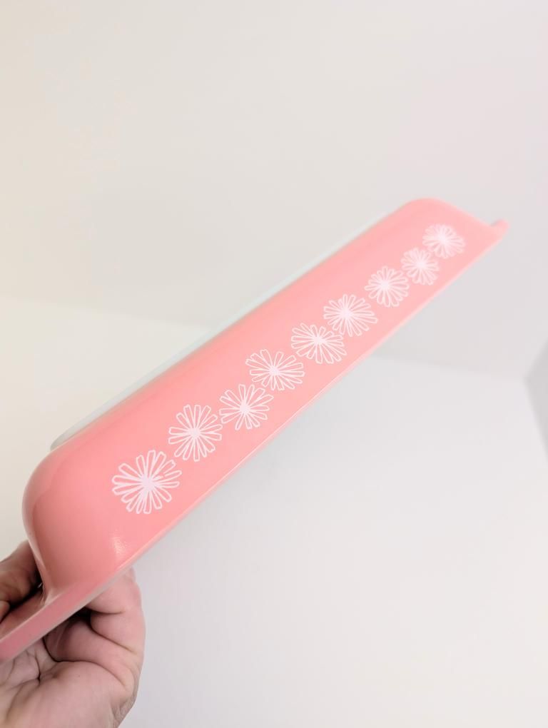 Pink Daisy Pyrex