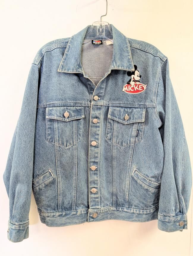 Vintage Disney Denim Jacket Mickey Unlimited, Jerry Leigh