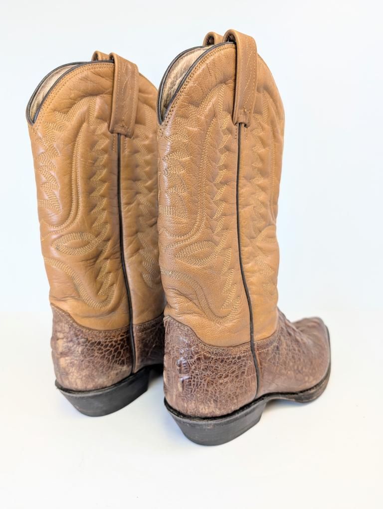 Textured Alligator Rancho Boots Mexican Size 24