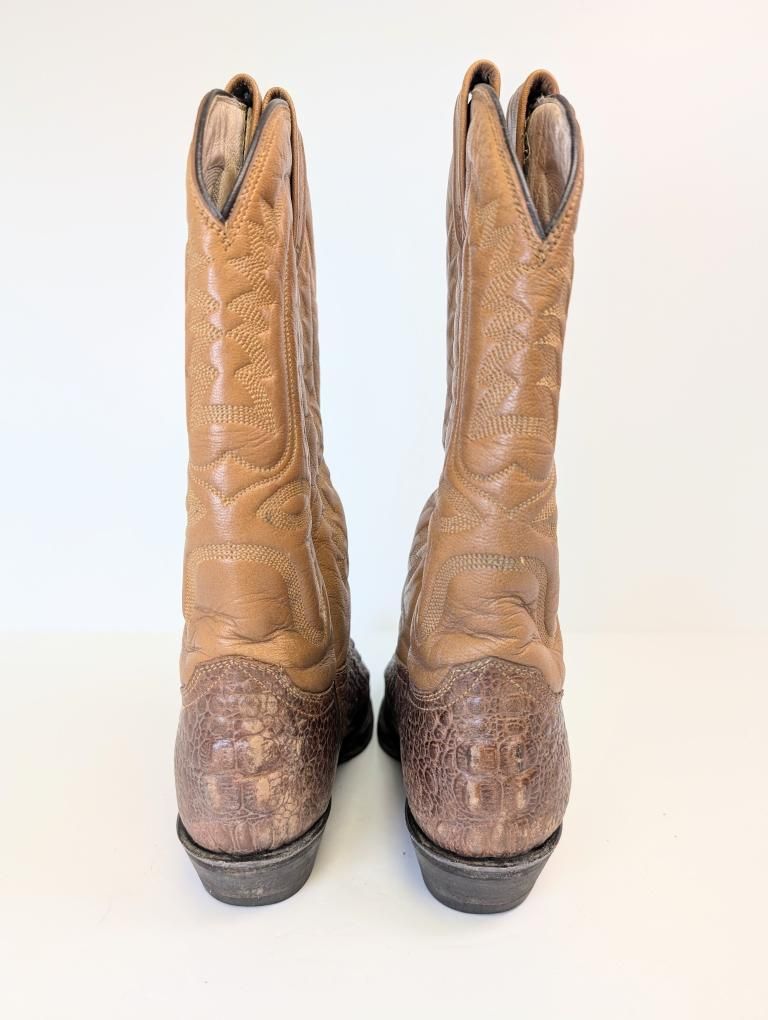 Textured Alligator Rancho Boots Mexican Size 24