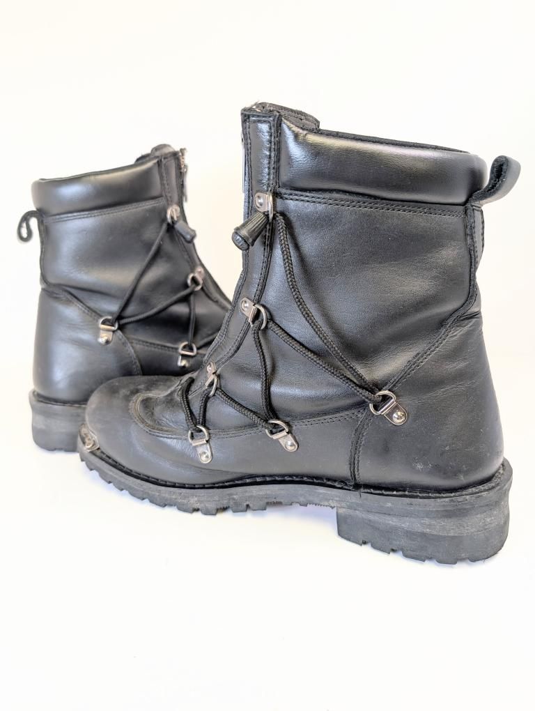 Milwaukee Leather Men's 8.5 Dual Zipper Lock Boots