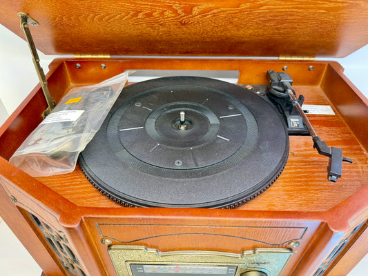 Wooden Music Center Record, CD, Cassette, Radio