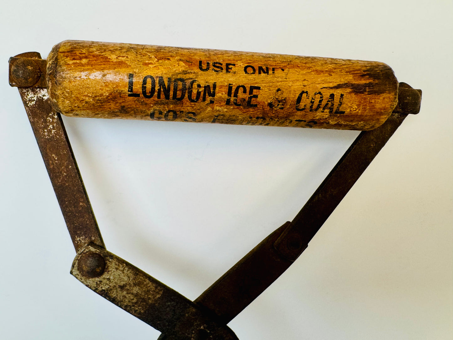 Antique Vintage Ice Block Tongs