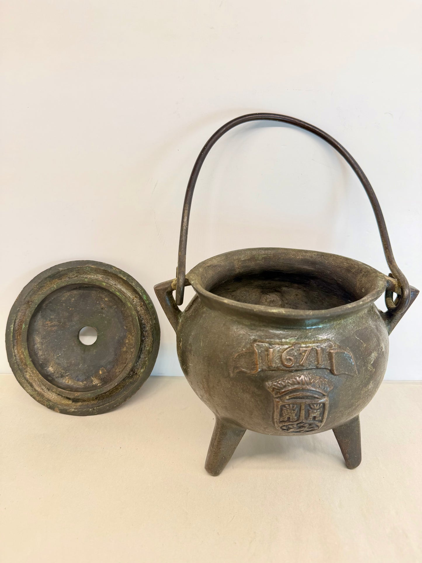 17th-Century Antique Cooking Pot