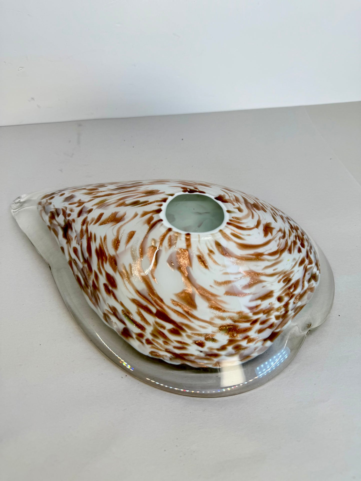Murano art glass dish