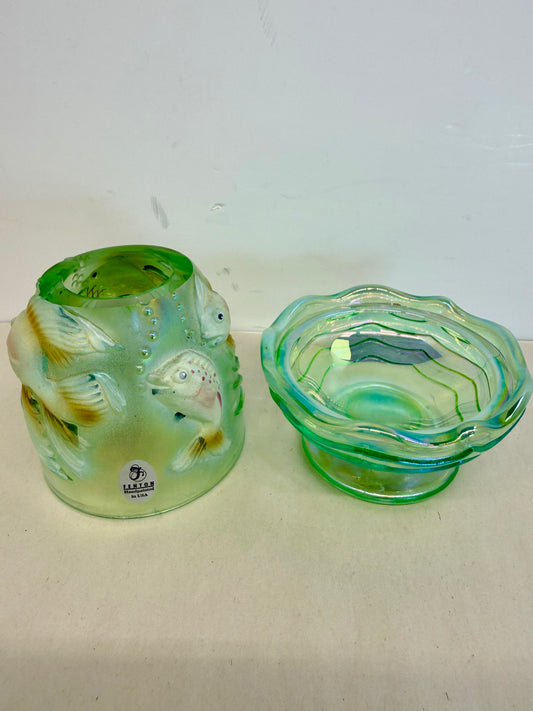 Fenton Willow Green Atlantis Fairy Light