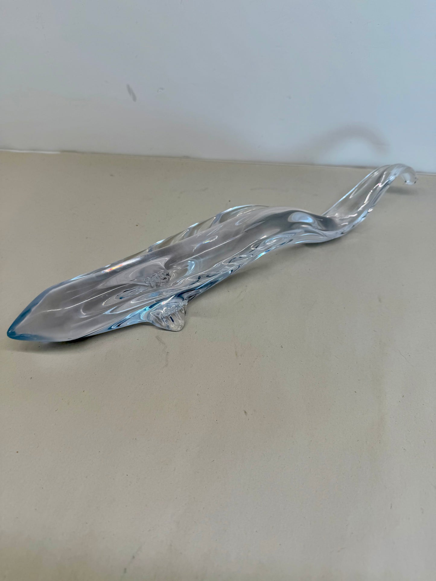 Glass Baccarat Crystal Eel