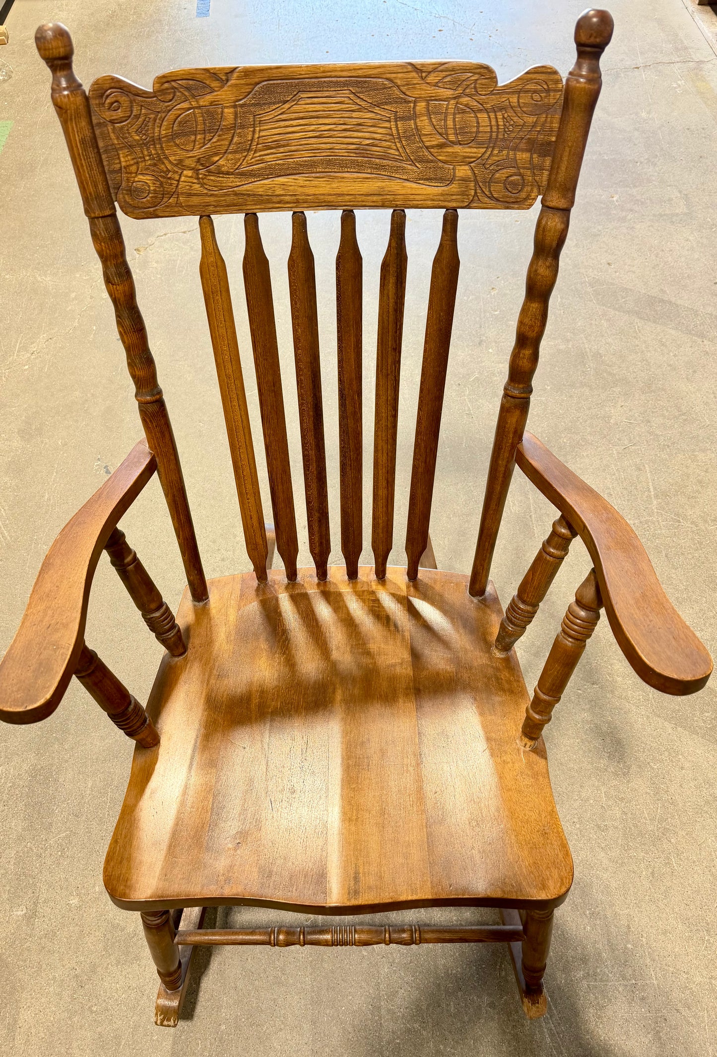 Vintage Wooden Rocking Chair