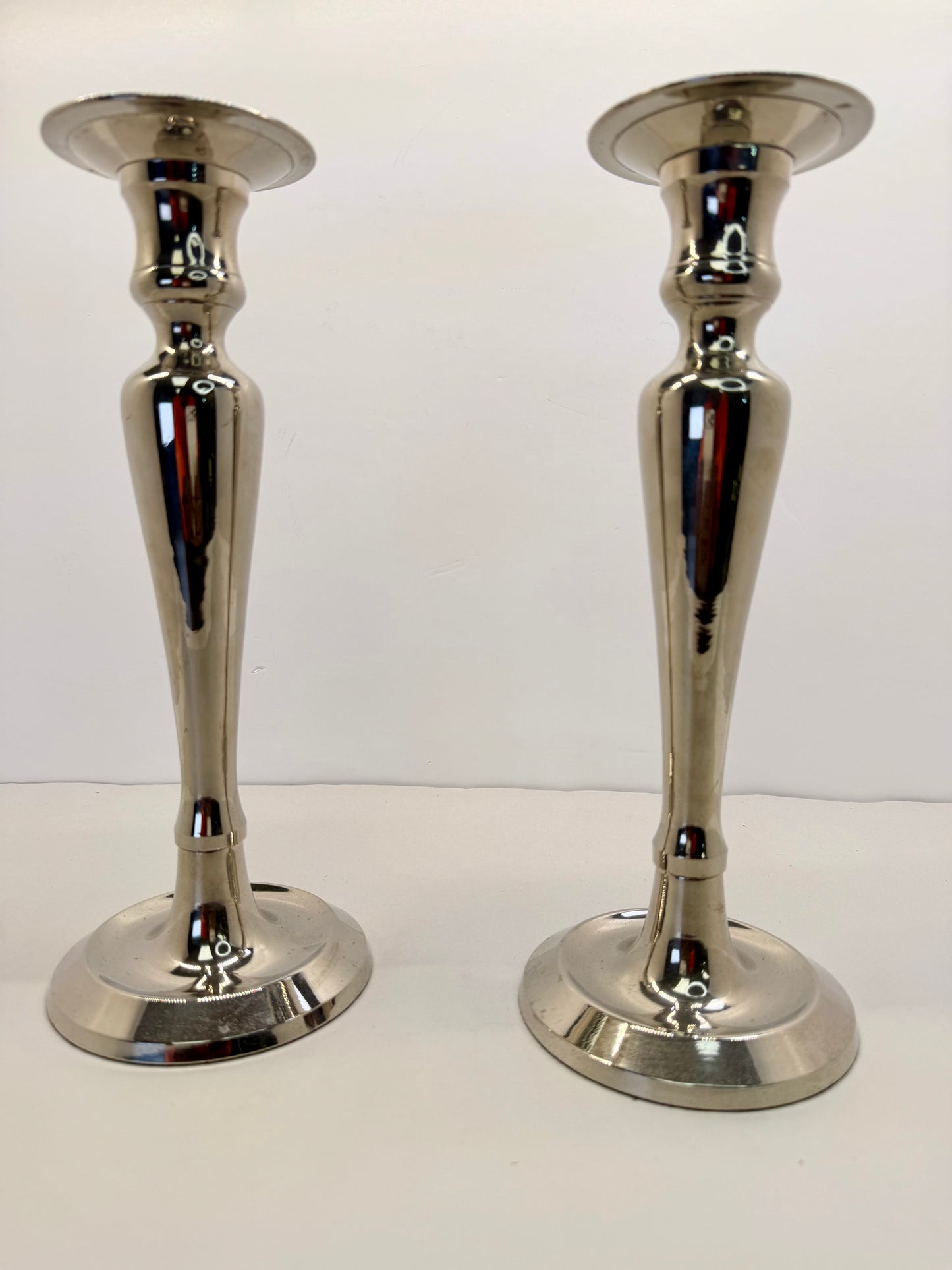 Pair of Georgian Brass Candlesticks