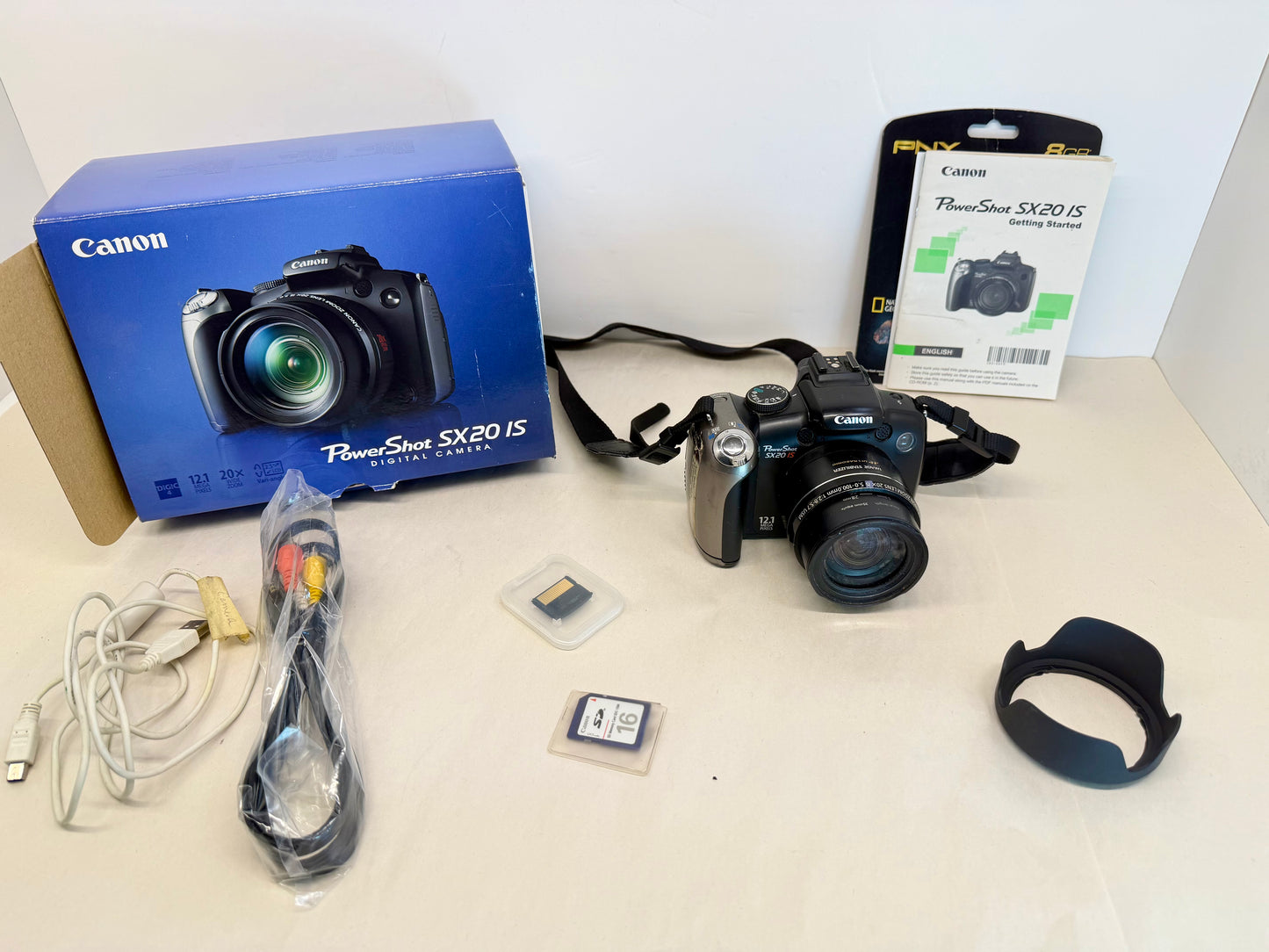 Canon PowerShot SX20 IS (PC1438) Digital Camera with SD Card