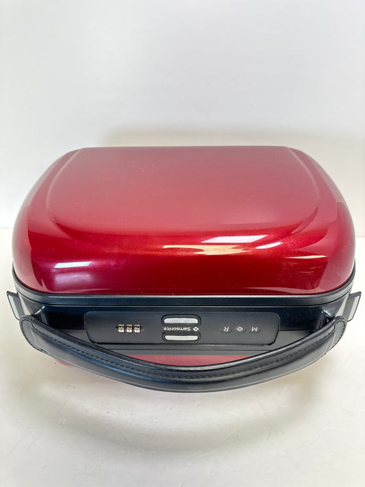 Samsonite Amberly Burgundy Hard Shell Vanity