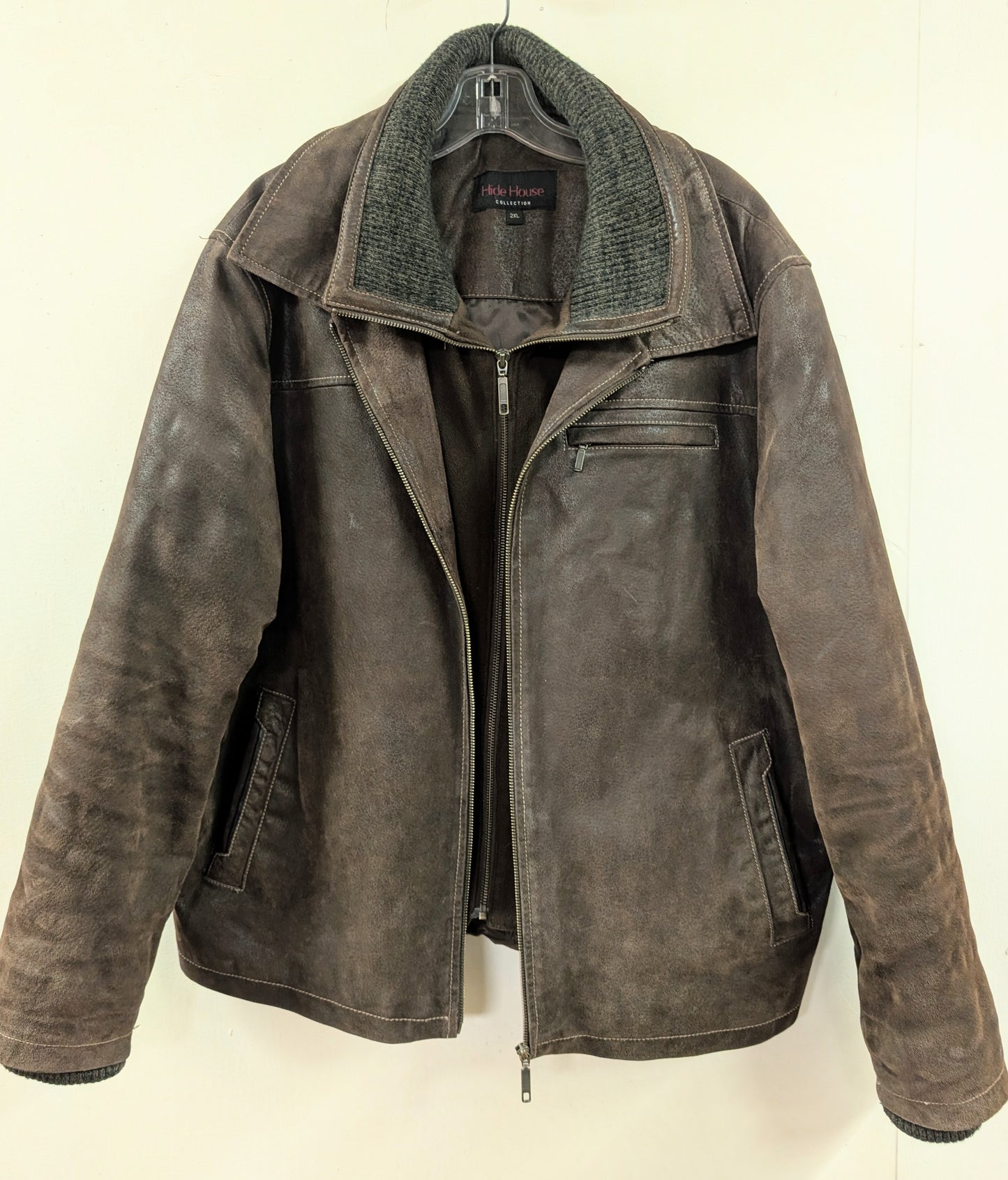 Vintage hide house leather jacket