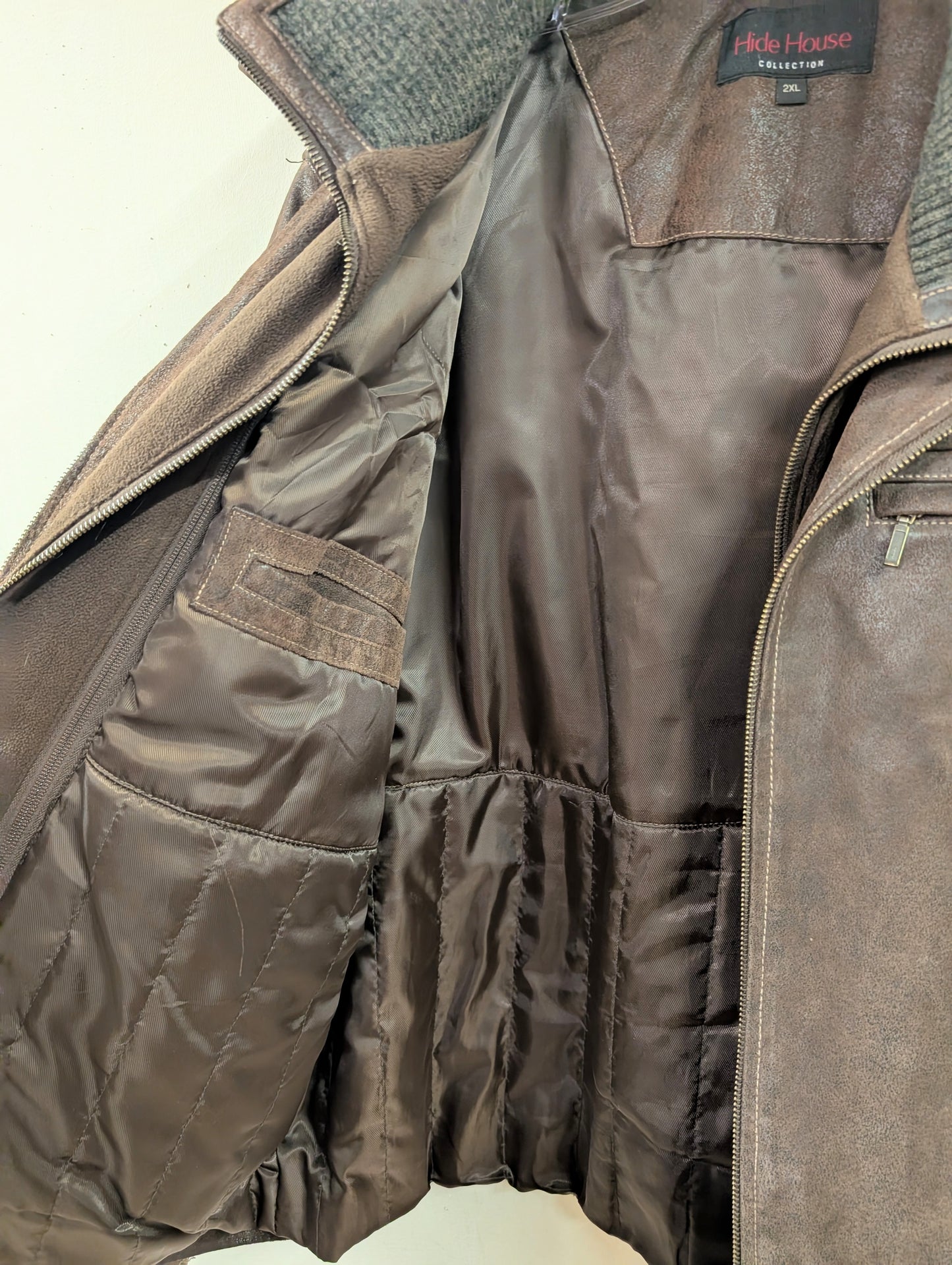 Vintage hide house leather jacket
