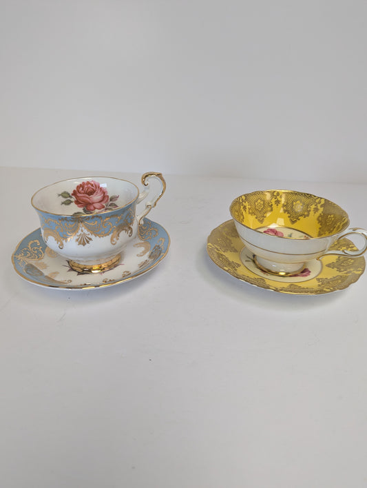 Vintage Paragon Tea Cup and Saucer set of 2