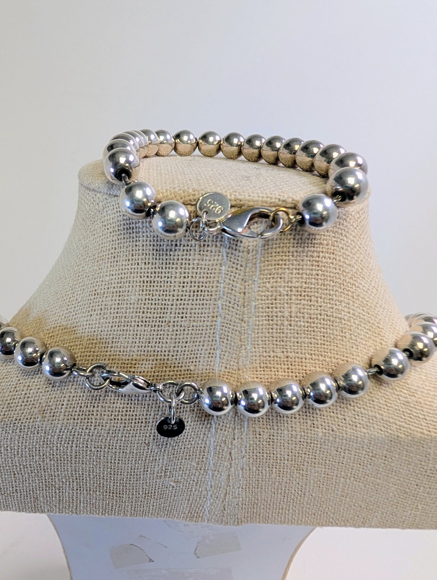 Tiffany&Co Ball necklace and bracelet set
