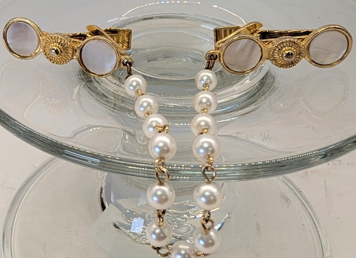 Vintage sweater scarf clip