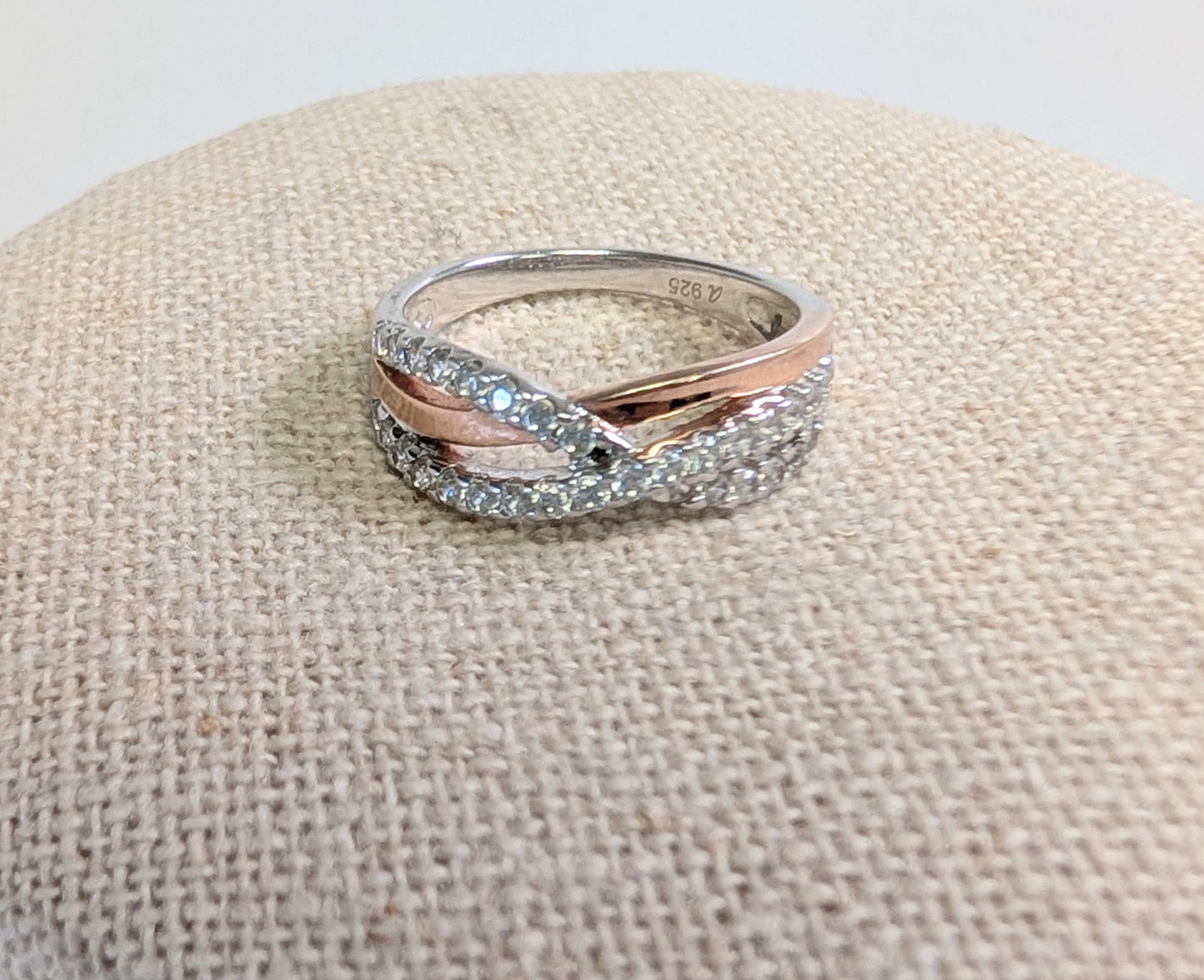 Sterling silver women's ring