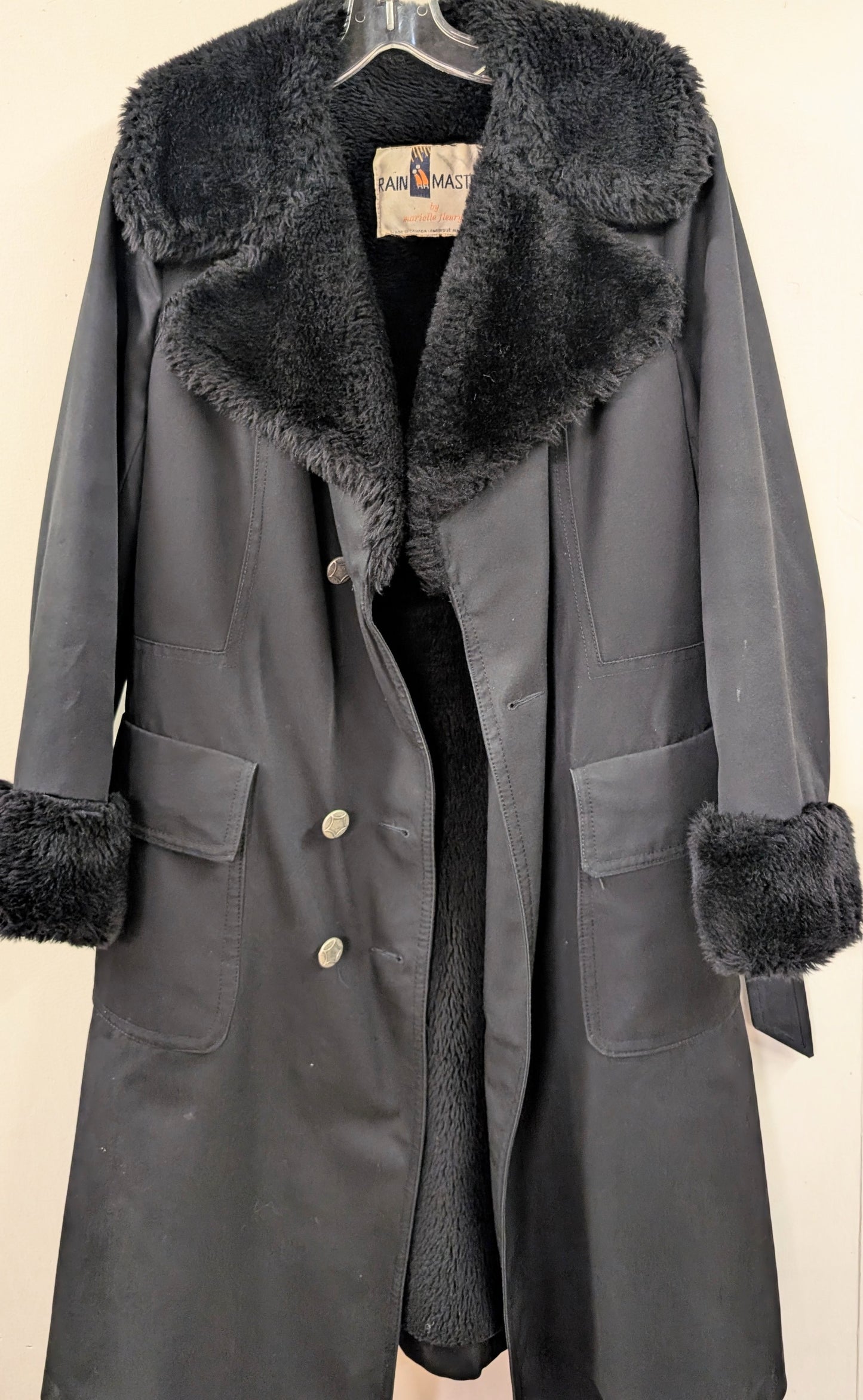 1969 vintage Marielle Fleury raincoat