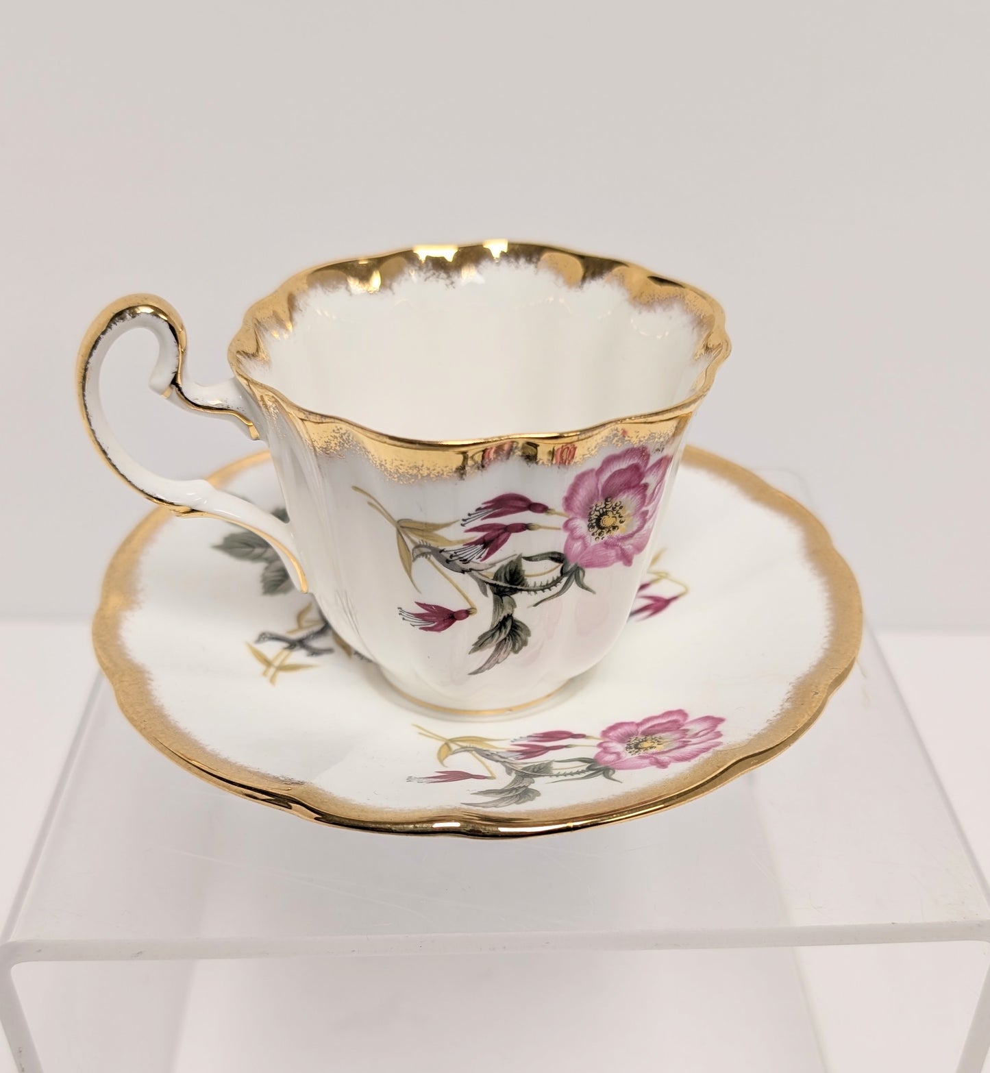 Adderley, teacup and saucer