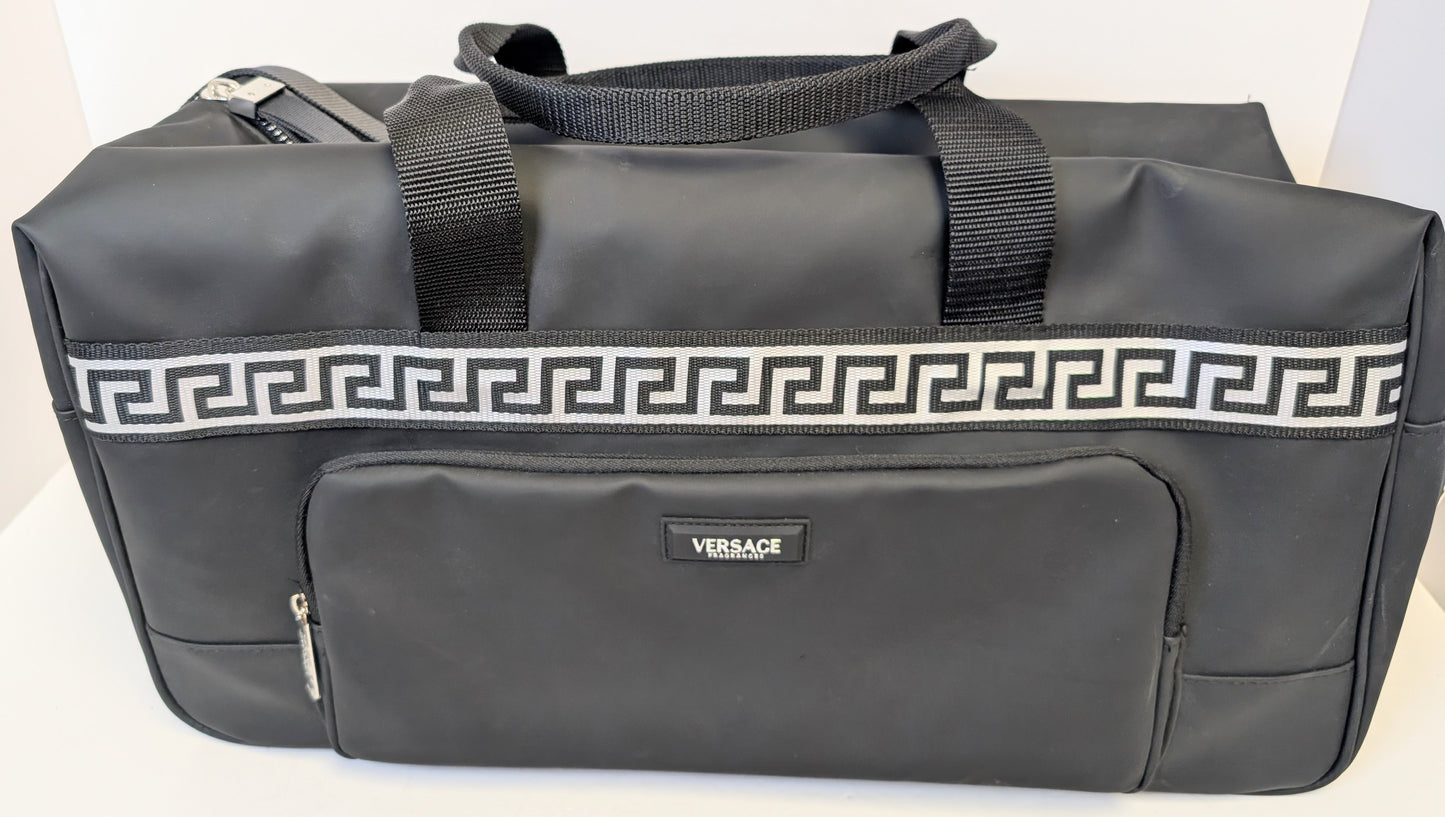 Versace black insulated cooler bag