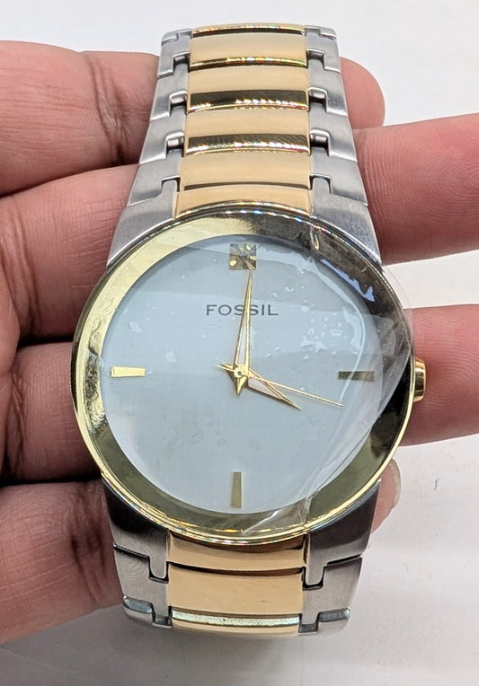 Brand new men's vintage Fossil watch with box