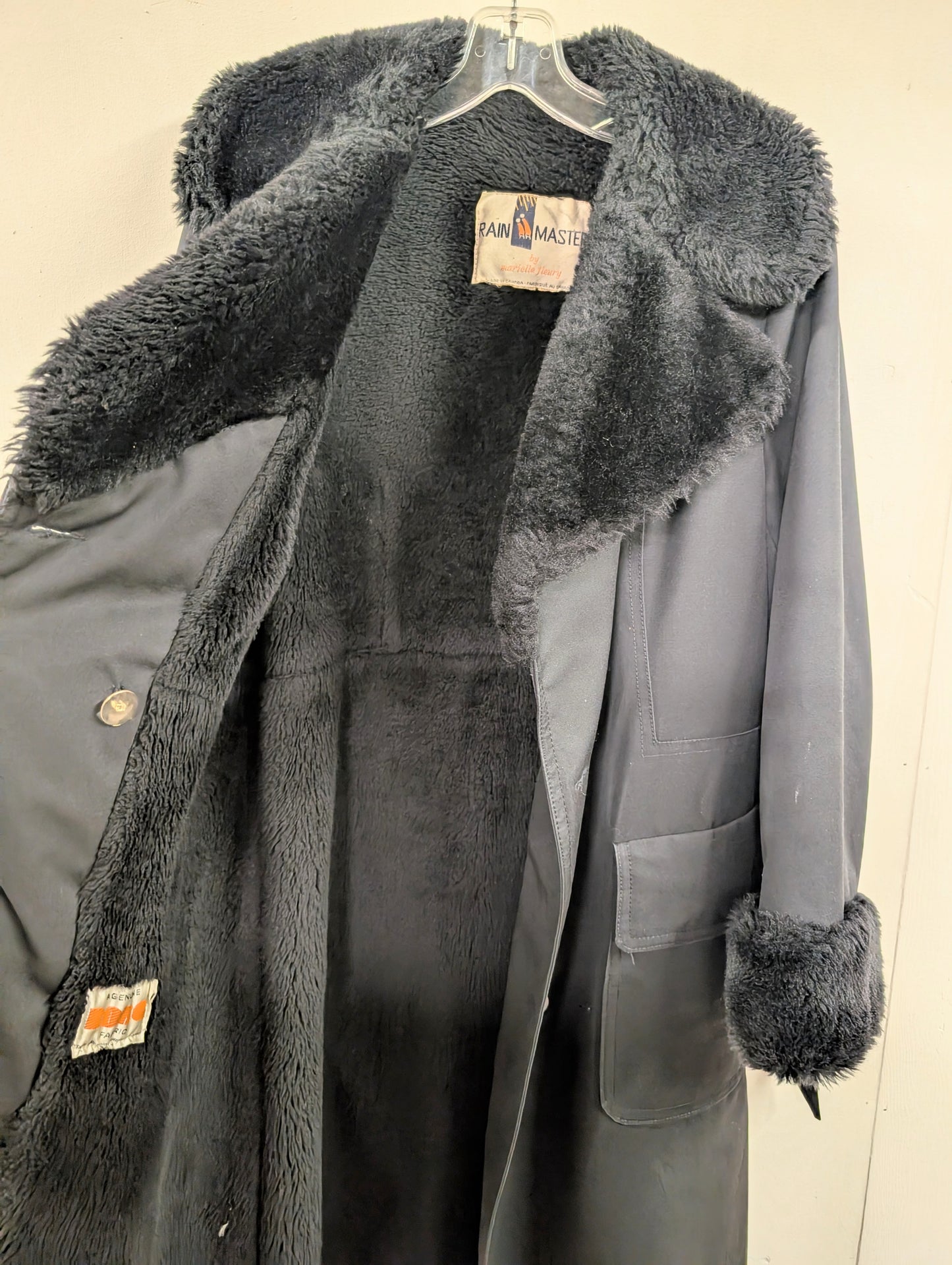 1969 vintage Marielle Fleury raincoat