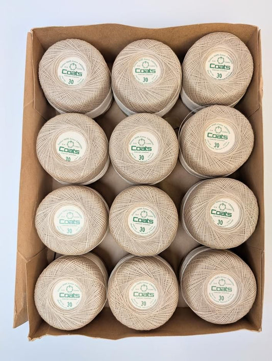 Two FULL Boxes of Coats Mercer-Crochet Green Label 100% Cotton (1974)