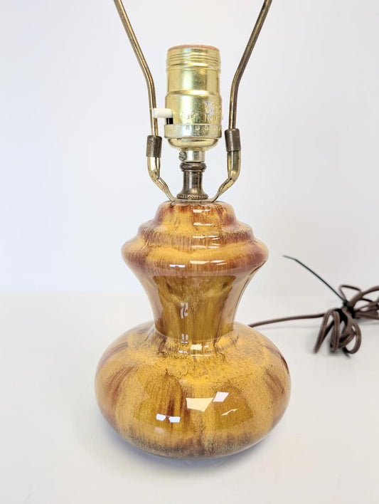 Vintage BMP Harvest Gold Lamp (no shade)