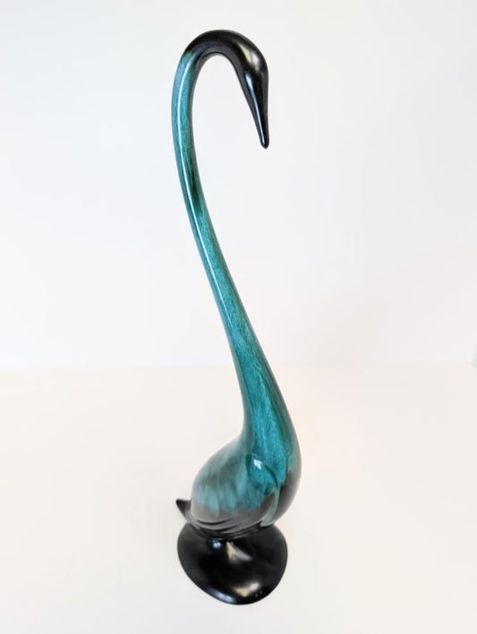Vintage Blue Mountain Pottery Swan/Crane 18.5"