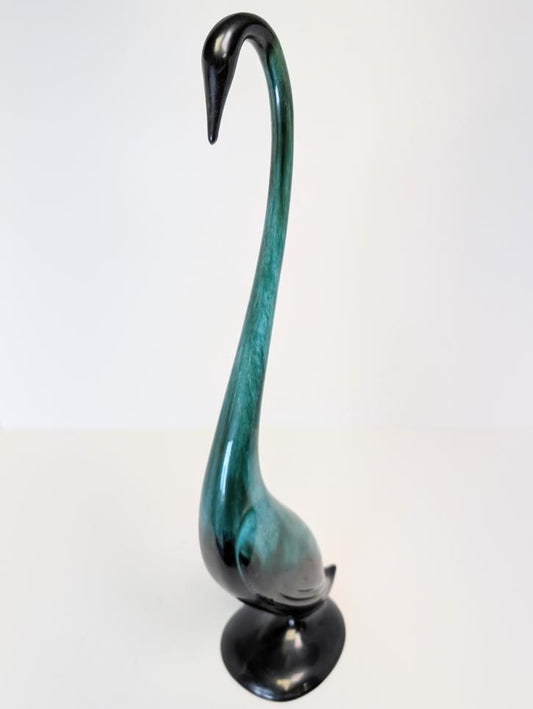Vintage Blue Mountain Pottery Swan/Crane 18.5"