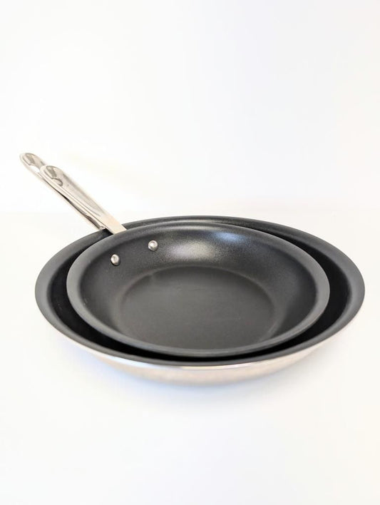 All-Clad Metalcrafters D3 Stainless 8" Pan & 10" Pan
