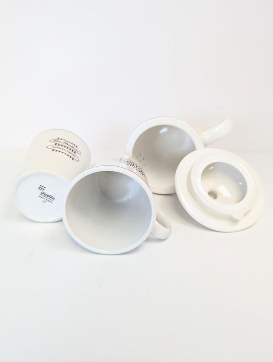 Vintage Tim Hortons Mugs x2 and 2 Cup Tea Pot