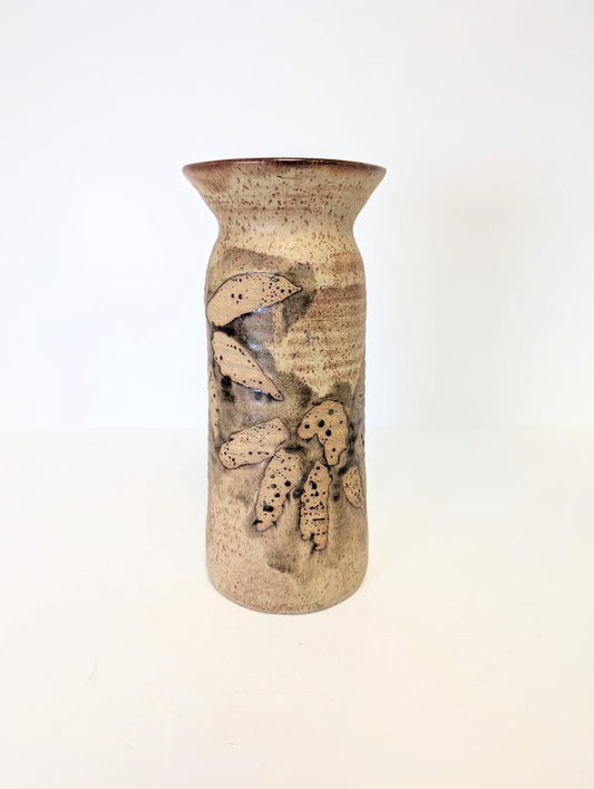 Beautifully Handcrafted Signed Studio Art Pottery Vessel, Canadian