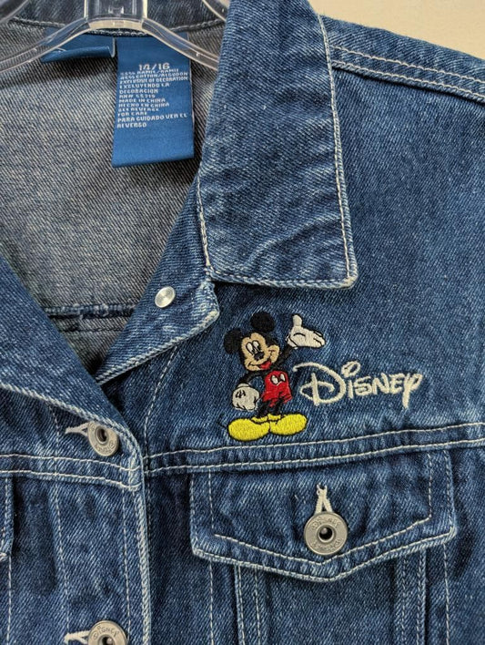 Kids 14/16 Disney Mickey and the Gang Denim Jacket