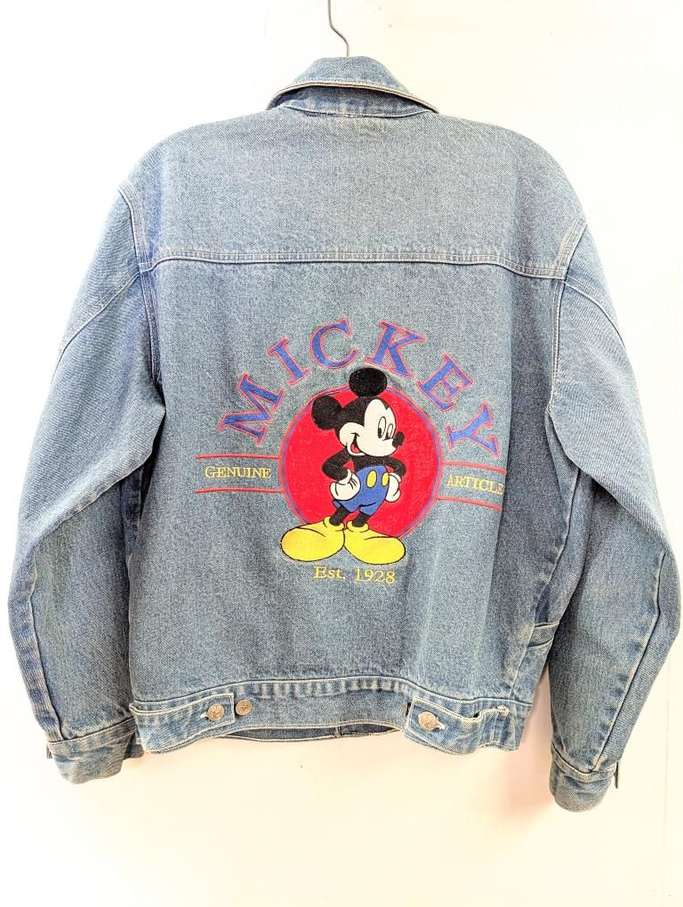 Vintage Disney Denim Jacket Mickey Unlimited, Jerry Leigh