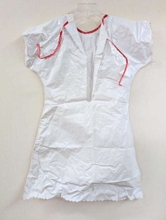 1980s Ben Cooper Strawberry Short Cake Halloween Costume Vinyl Gown