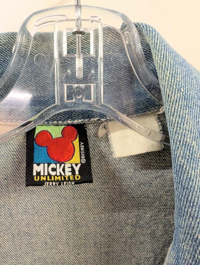 Vintage Disney Denim Jacket Mickey Unlimited, Jerry Leigh