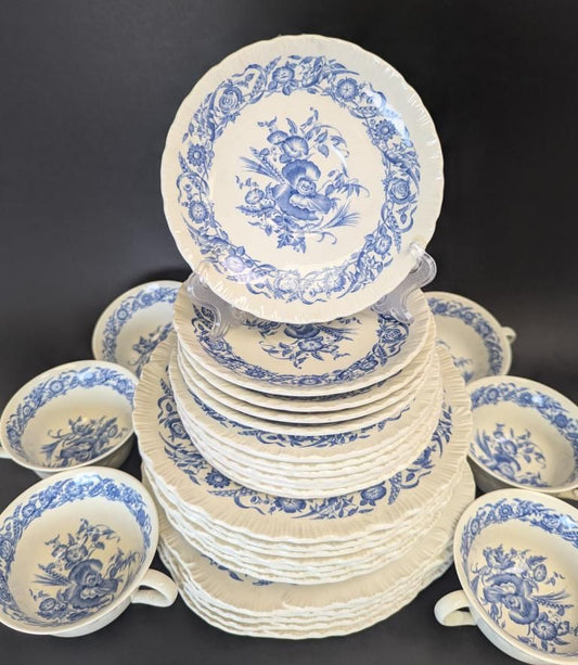 Vintage 1940's Wedgwood Cornflower of Etruria Made in England