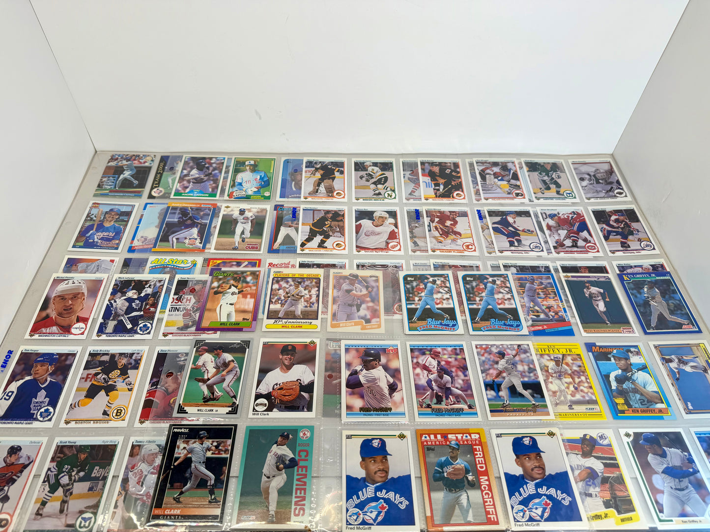 35 Sleeves of Sports Trading Cards