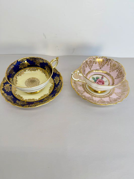 Double warrant Paragon Tea Cups and Saucers