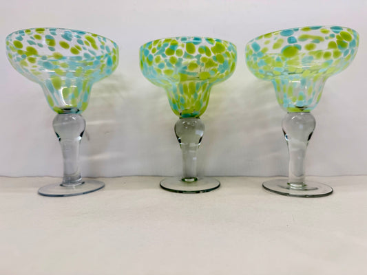 Set of 3 Margarita Glasses