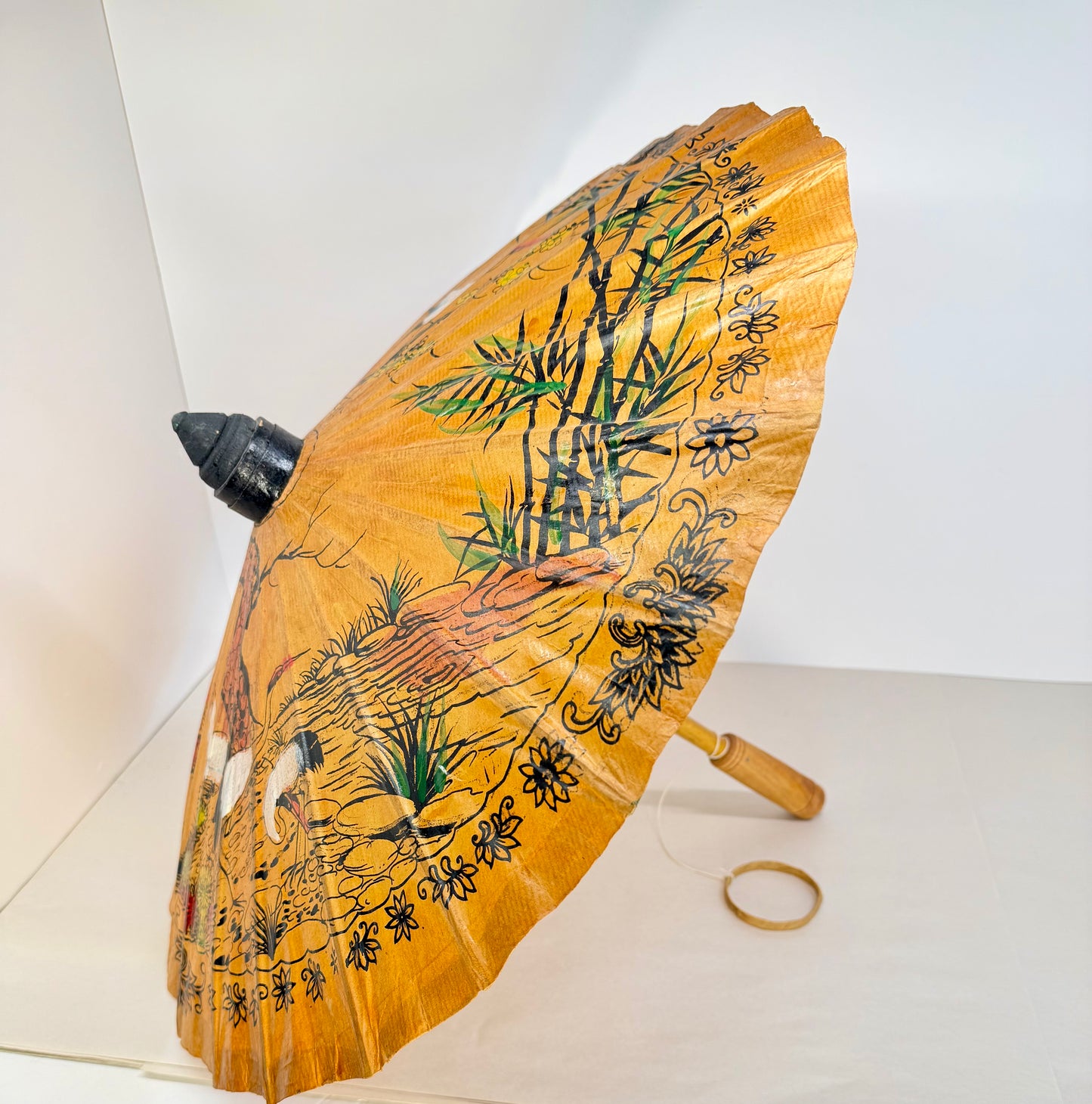 Japanese Parasol Crafted with Paper