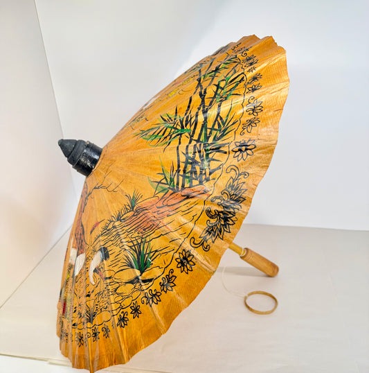 Japanese Parasol Crafted with Paper
